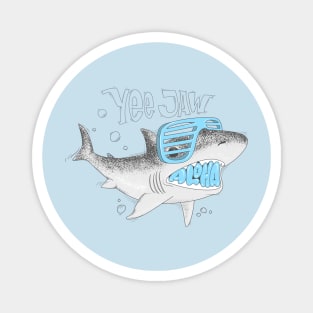 Yee Jam Aloha Shark Magnet